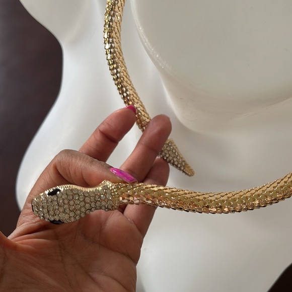NWT file embellished snake necklace - Picture 3 of 3